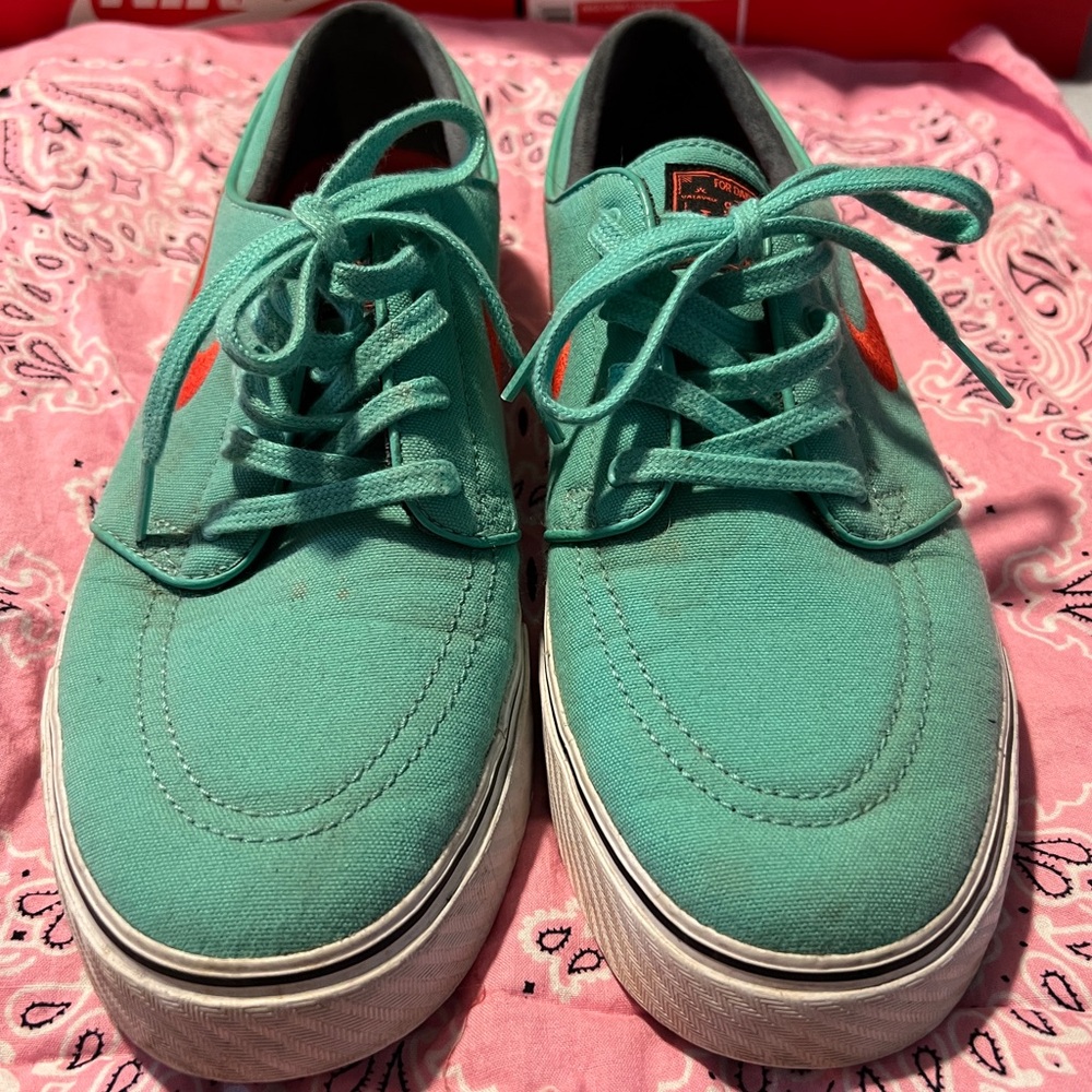 Nike SB Stefan Janoski Zoom Air Crystal Mint Men’s 9.5 Some Light Wear, No Box